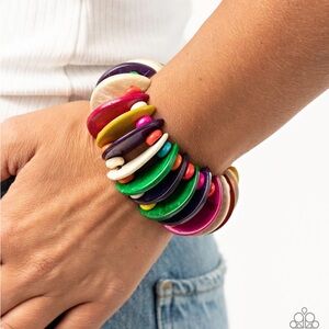 ❤️‍🔥5/$25❤️‍🔥 Tropical Tiki Bar Multi Bracelet